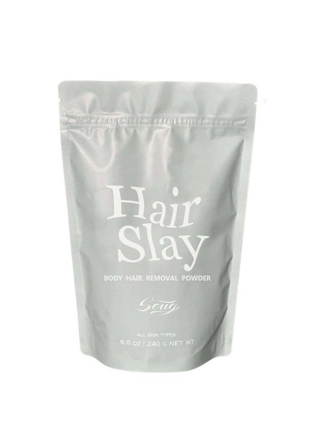 Hair Slayer-Hairslayer Body Hair Removal Powder,Hairslayer Hair Removal,Smooth Body Care For Women & Men,Hair Remove Powder For Women & Men,Herbal Wax Powder Hair Removal For All Skin Types (240G) - Image 1